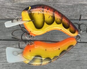 Black Label Balsa - Potbelly - Hybrid Squarebill Crankbait - Spring Craw Color