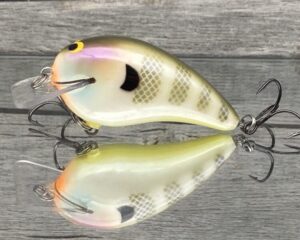 Black Label Balsa - Ricochet - Custom Balsa Crankbait - Bluegill Color