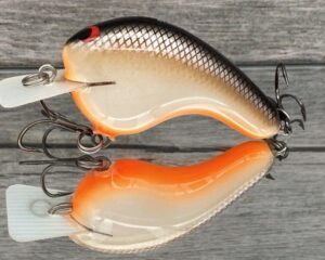 Black Label Balsa - Potbelly - Hybrid Squarebill Crankbait - Hot Chocolate Color