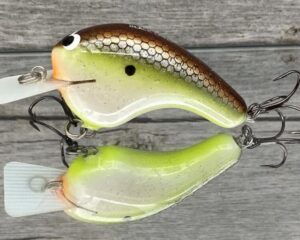 Black Label Balsa - Potbelly - Hybrid Squarebill Crankbait - Slick Color