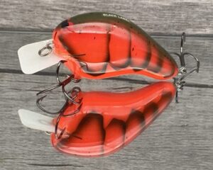 Black Label Balsa - CBS 2 - Custom Balsa Squarebill Crankbait - Delta Craw Color- Bagley B2