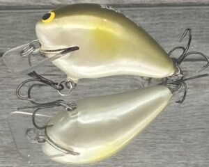 Black Label Balsa - Ricochet Jr. - Custom Balsa Crankbait - Pearl Ayu Color