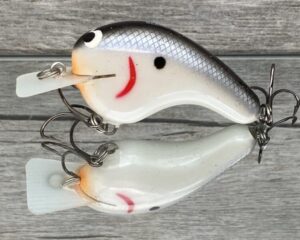 Black Label Balsa - Potbelly - Hybrid Squarebill Crankbait - Electric Shad Color