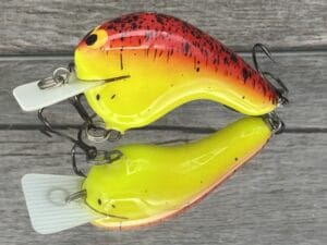 Black Label Balsa - Potbelly - Hybrid Squarebill Crankbait - Sunset Color