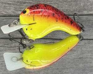 Black Label Balsa - Potbelly - Hybrid Squarebill Crankbait - Sunset Color
