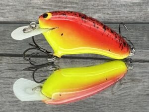 Black Label Balsa - Hickster - Balsa Crankbait - Sunset- Zoom WEC Hicky