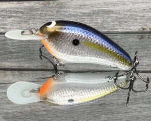 Black Label Balsa - Little Cliffie - Signature Series Crankbait - Foiled Threadfin Shad Color