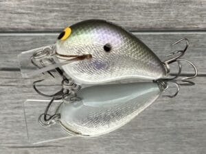 Black Label Balsa - Wreck Jr. - Custom Balsa Squarebill Crankbait - Foiled Gizzard Shad Color