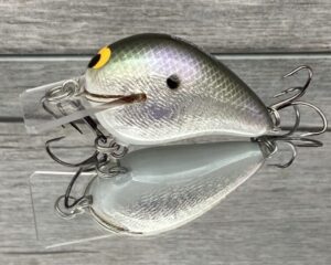 Black Label Balsa - Wreck Jr. - Custom Balsa Squarebill Crankbait - Foiled Gizzard Shad Color