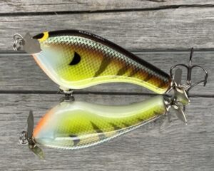 Black Label Balsa - Tease - Custom Balsa Topwater Prop Bait - Bold Bluegill