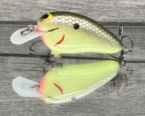 Black Label Balsa - Peanut - Balsa Crankbait - Moon Shine Color - Zoom WEC Mutt
