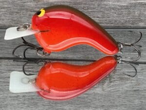 Black Label Balsa - Potbelly - Hybrid Squarebill Crankbait - Hot Salsa Color