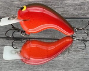 Black Label Balsa - Potbelly - Hybrid Squarebill Crankbait - Hot Salsa Color