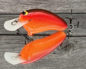 Black Label Balsa - Hickster - Balsa Crankbait - Hot Salsa - Zoom WEC Hicky