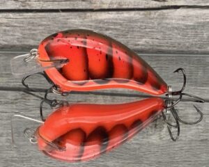 Black Label Balsa - Ricochet - Custom Balsa Crankbait - Delta Craw Color