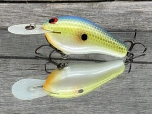 Greenfish Tackle - GT6 - Custom Balsa Crankbait - Citrus Shad Color