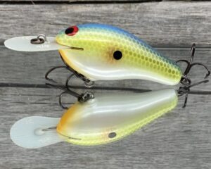 Greenfish Tackle - GT6 - Custom Balsa Crankbait - Citrus Shad Color