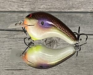 Black Label Balsa - Potbelly - Hybrid Squarebill Crankbait - High Rock Shad Color