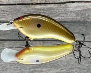 Greenfish Tackle - G-Flat Shallow - Custom Balsa Crankbait - High Rock Shad Color