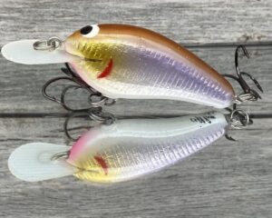 Black Label Balsa - Little Cliffie - Signature Series Crankbait - Foiled Wakasagi Color