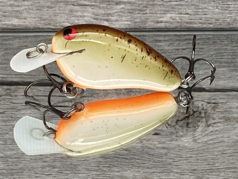 Black Label Balsa - Peanut - Balsa Crankbait - Root Beer Color