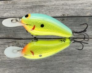 Black Label Balsa - Little Cliffie - Signature Series Crankbait - Foiled Dolphin Color