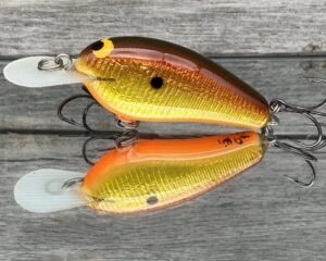 Black Label Balsa - Little Cliffie - Signature Series Crankbait - Foiled Simple Craw Color