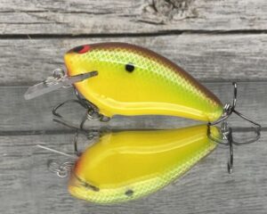 Black Label Balsa - BL 1.5 - Balsa Squarebill - Chartreuse Classic Color