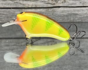Black Label Balsa - Hickster - Balsa Crankbait - Pineapple- Zoom WEC Hicky