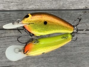 Black Label Balsa - Little Cliffie - Signature Series Crankbait - Burnt Granny Color