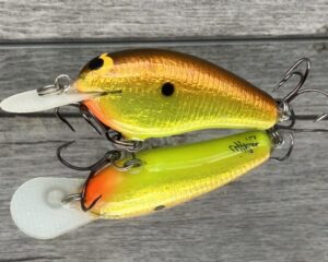 Black Label Balsa - Little Cliffie - Signature Series Crankbait - Burnt Granny Color