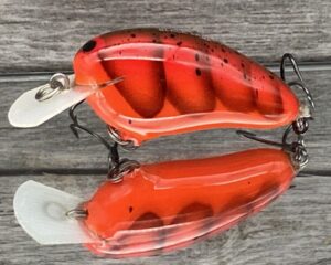 Black Label Balsa - Peanut - Balsa Crankbait - Delta Craw Color - Zoom WEC Mutt