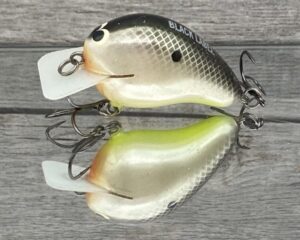 Black Label Balsa - CBS 1 - Balsa Squarebill Crankbait - Hot Shad Color - Bagley B1
