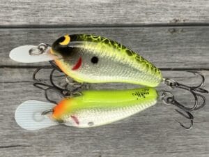 Black Label Balsa - Little Cliffie - Signature Series Crankbait - Foiled Piebald Plemmons Color
