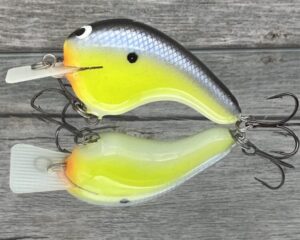 Black Label Balsa - Potbelly - Hybrid Squarebill Crankbait - Chartreuse Magic Color