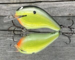 Black Label Balsa - Head Hunter - Signature Series Crankbait - Foiled Chartreuse Magic - Zoom WEC E-2