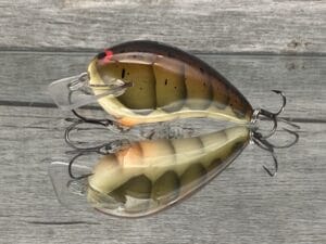 Black Label Balsa - Ricochet - Custom Balsa Crankbait - HD Craw Color