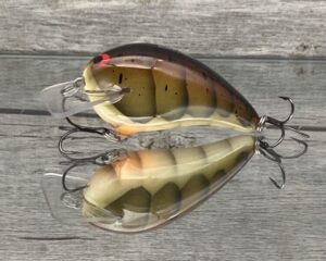 Black Label Balsa - Ricochet - Custom Balsa Crankbait - HD Craw Color