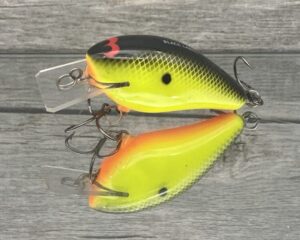 Black Label Balsa - BL 1.5 - Balsa Squarebill - Chartreuse Black Back Color