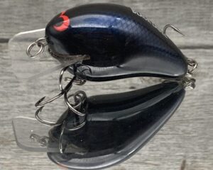 Black Label Balsa - Ricochet Jr. - Custom Balsa Crankbait - Lights Out Color