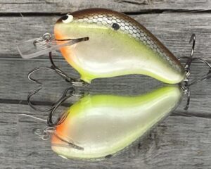 Black Label Balsa - Head Hunter - Custom Balsa Squarebill Crankbait - Slick Color - Zoom WEC E-2