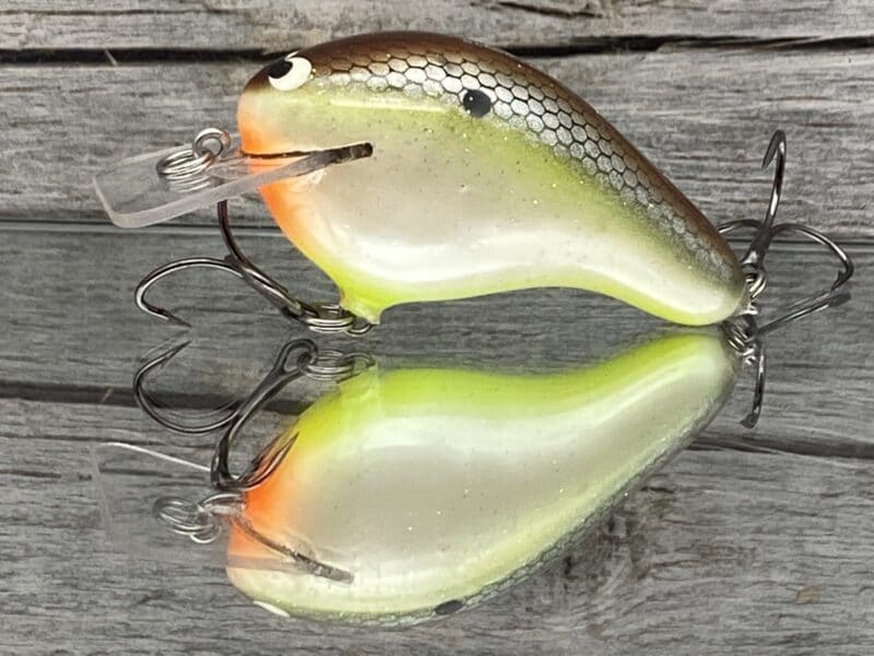 Black Label Balsa - Head Hunter - Custom Balsa Squarebill Crankbait - Slick  Color - Zoom WEC E-2 - Wood Bait Country