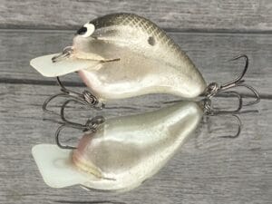 Black Label Balsa - CBS 1 - Balsa Squarebill Crankbait - Silver Flash Color - Bagley B1