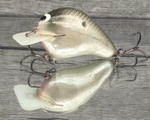 Black Label Balsa - CBS 1 - Balsa Squarebill Crankbait - Silver Flash Color - Bagley B1