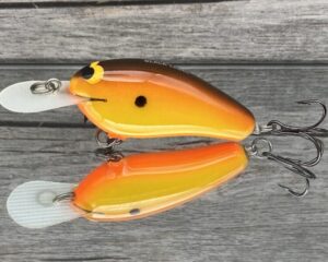 Black Label Balsa - Little Cliffie - Custom Balsa Crankbait - Simple Craw Color