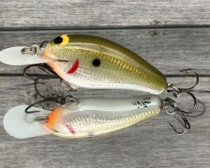 Black Label Balsa - Little Cliffie - Signature Series Crankbait - Foiled Olive Shad Color