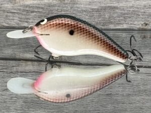 Black Label Balsa - Slim Series - Custom Balsa Crankbait - Hustler Color
