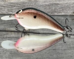Black Label Balsa - Slim Series - Custom Balsa Crankbait - Hustler Color