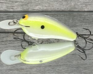 Black Label Balsa - Little Cliffie - Custom Balsa Crankbait - Haze Color