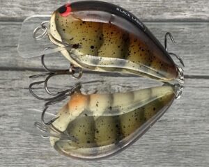 Black Label Balsa - Ricochet Jr. - Custom Balsa Crankbait - HD Craw Color